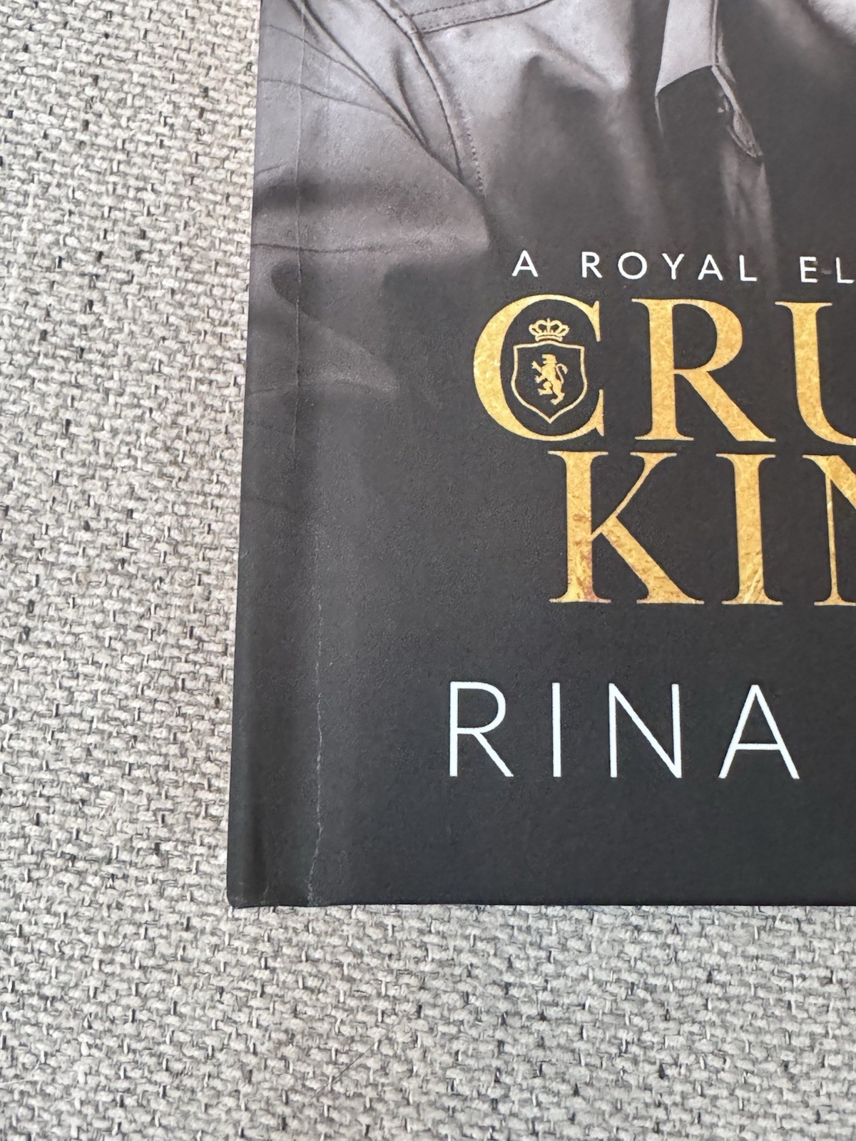 Cruel King By Rina Kent Signed Hardcover Royal Elite Series Out Of Print New OOP