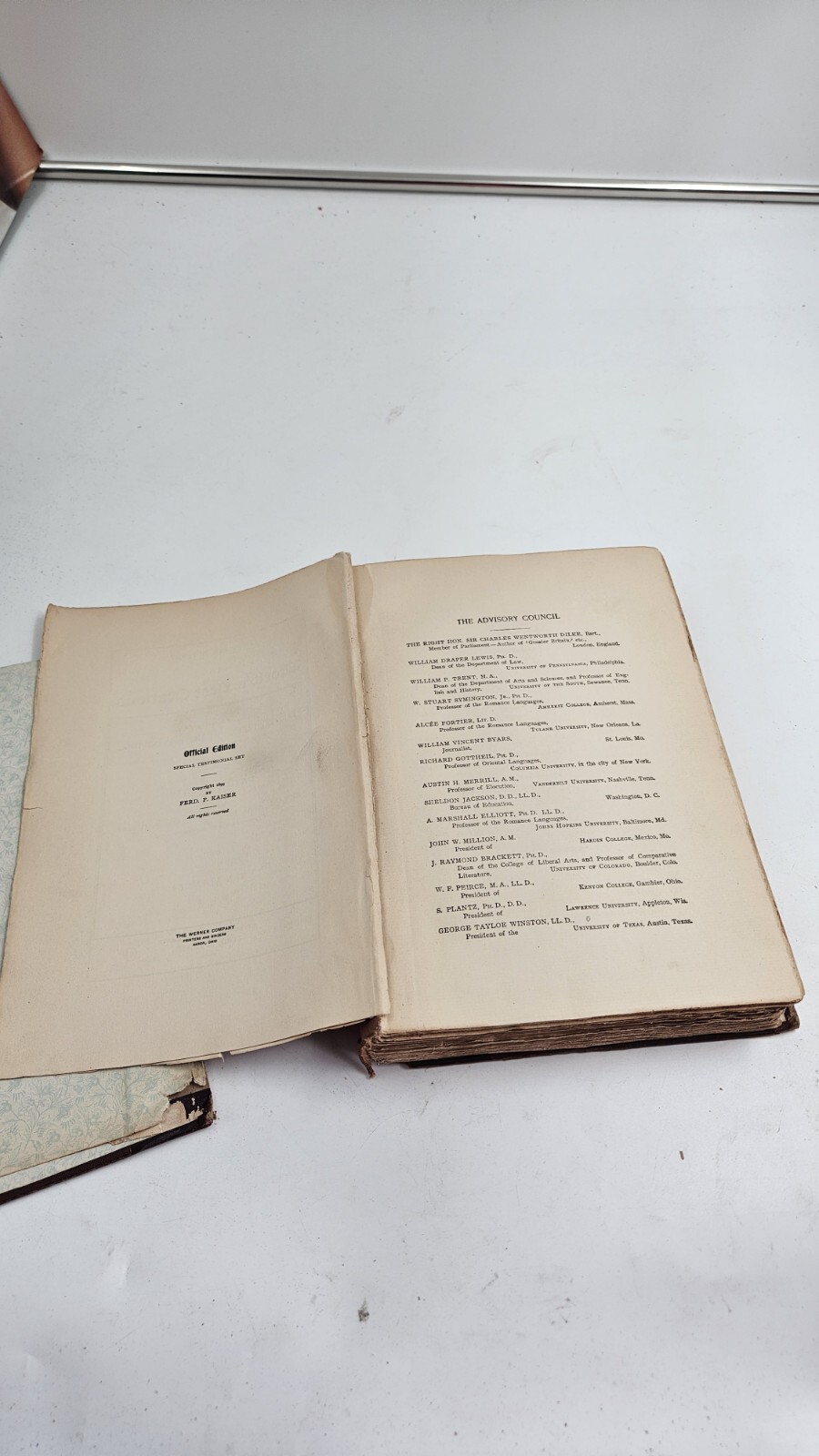 1 pcs antiquarian books. World’s Best Orations: Earliest Period to Present. Ferd