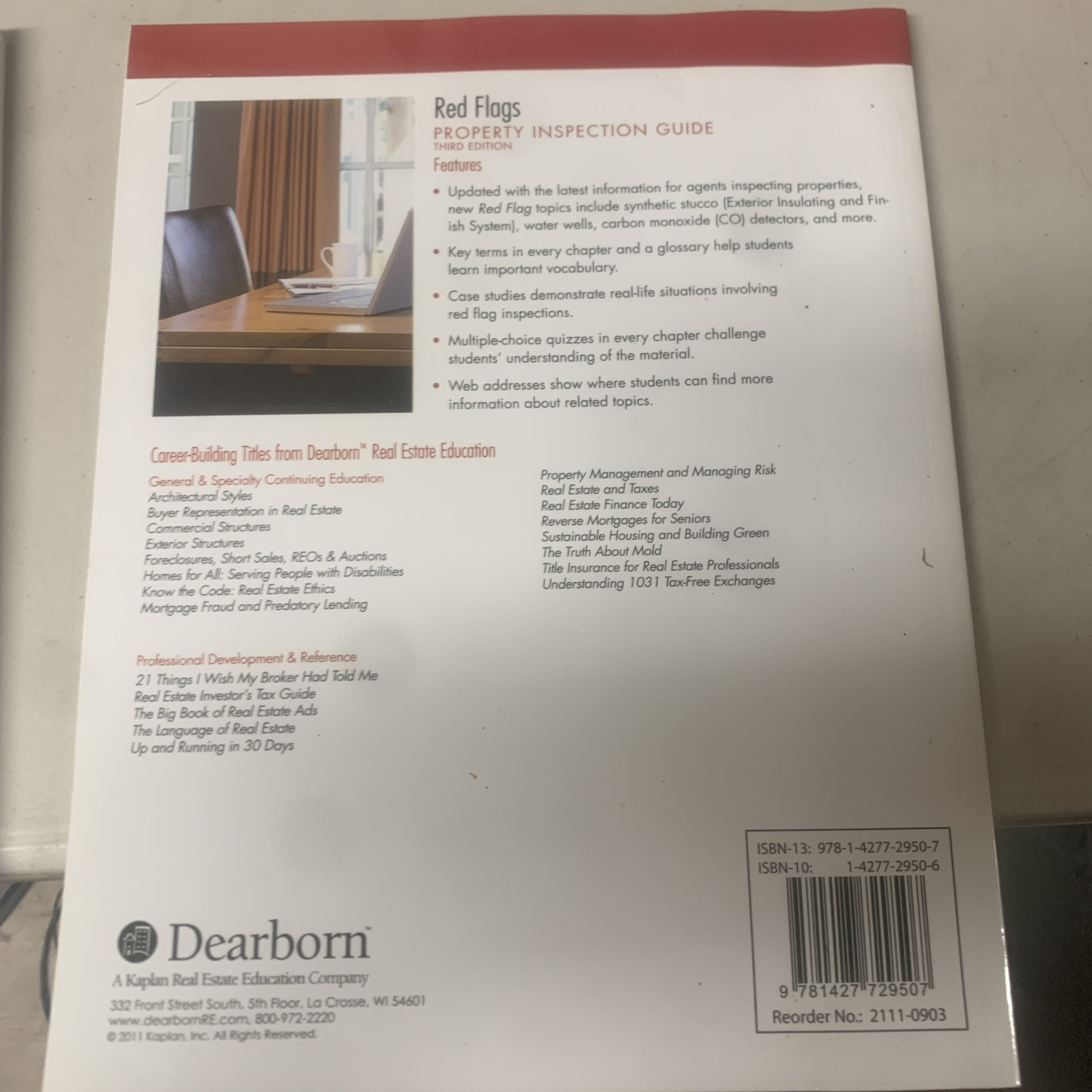 RED FLAGS PROPERTY INSPECTION GUIDE By James C. Prendergast & Lynn P. Cushwa