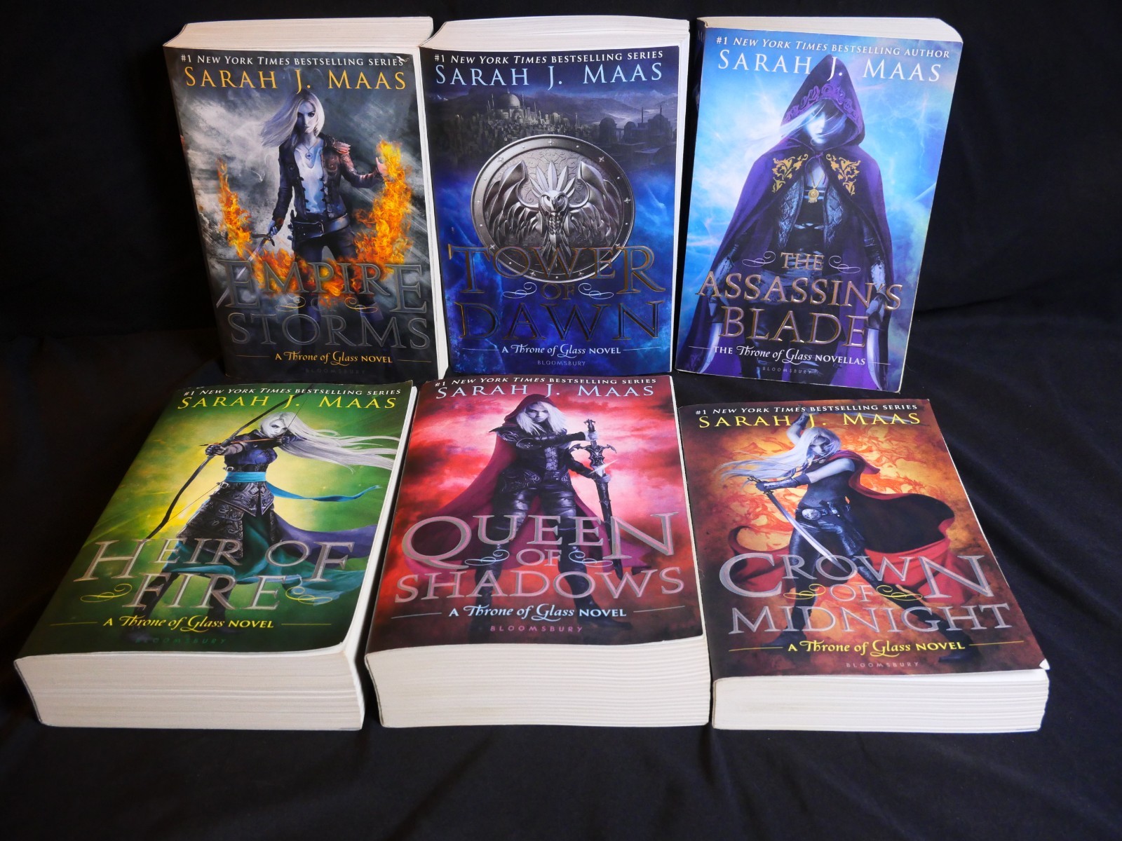 Sarah J. Maas Mixed Series Lot – A Throne of Glass, Crescent City, A Court of…