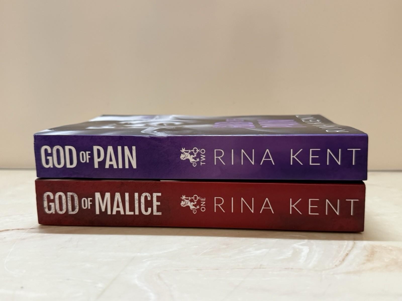 Rina Kent Lot 2 Books God of Pain Rina Kent God Of Malice