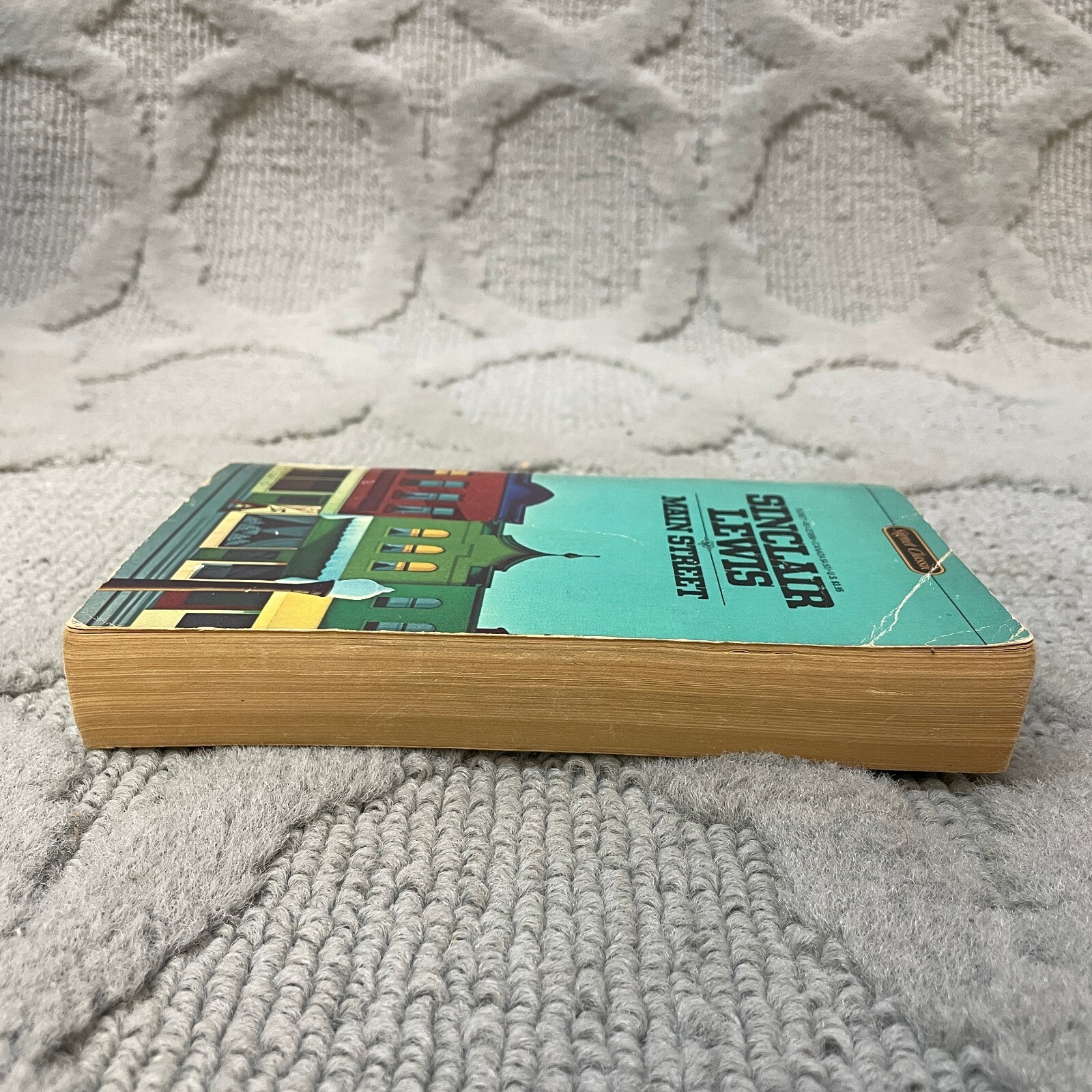 Main Street Historical Fiction Paperback Book by Sinclair Lewis Signet 1980