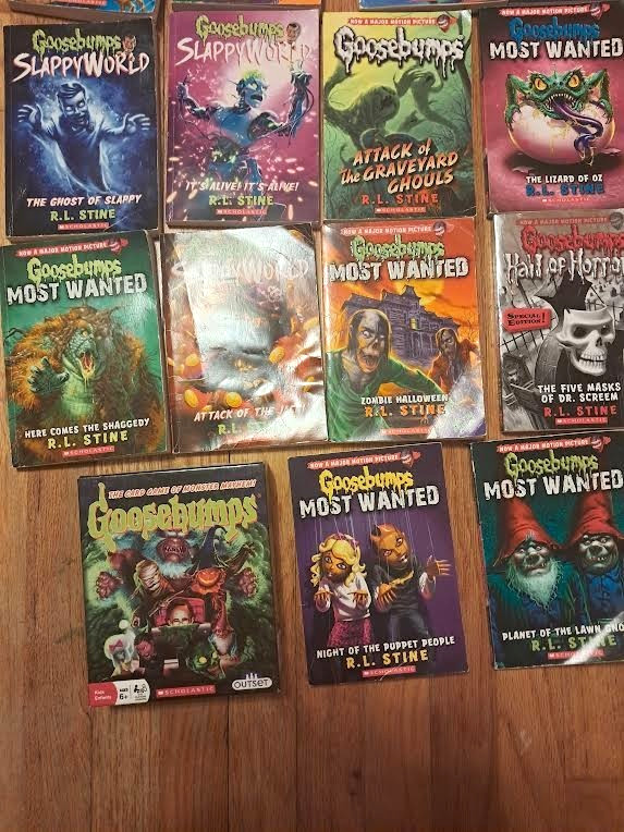 Huge Goosebumps Book Bulk Lot Some Original Series + Vintage Boardgame