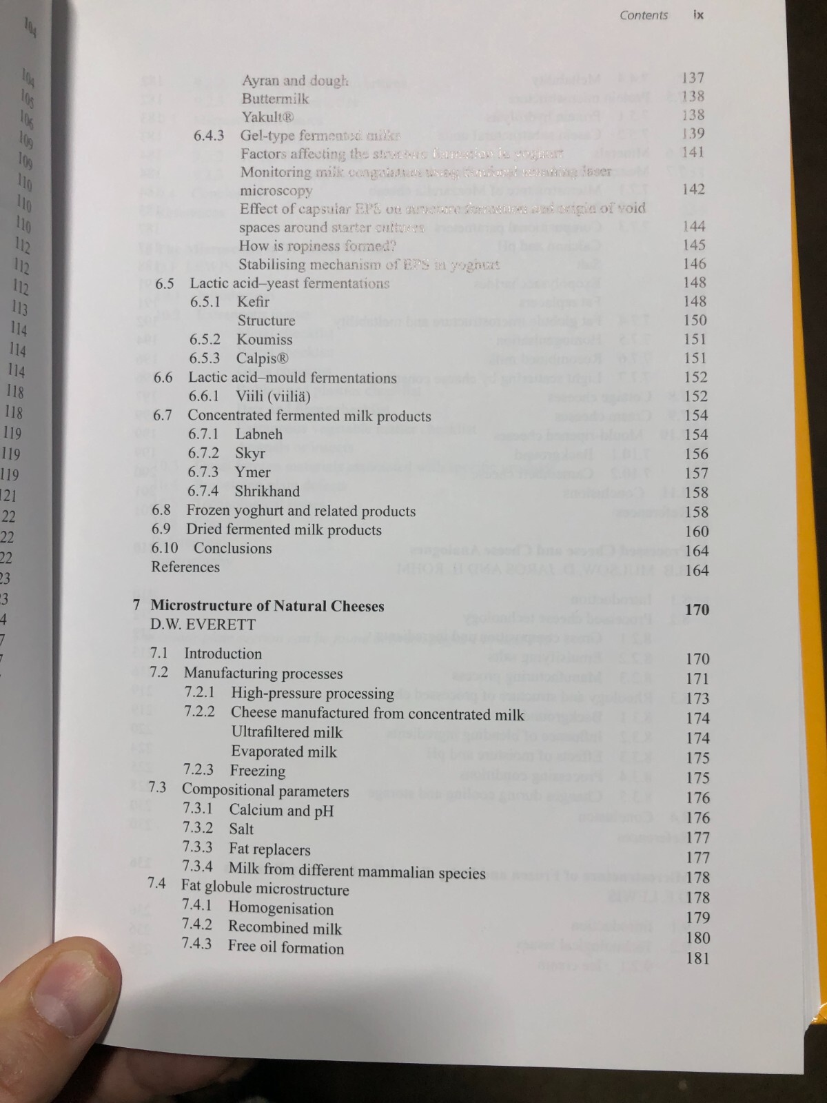 The Structure of Dairy Products