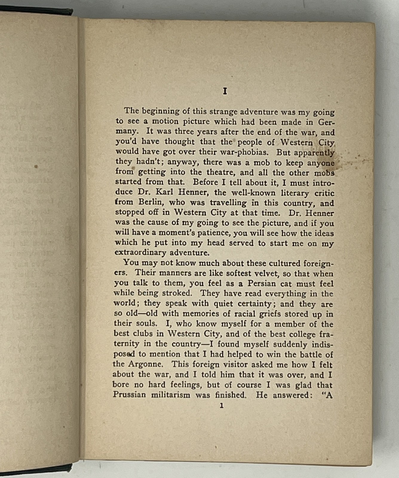 VTG They Call Me Carpenter: A Tale of the 2nd Coming by Upton Sinclair – 1922 HC