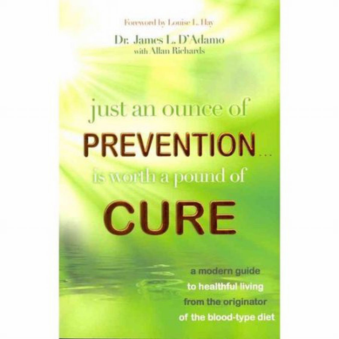 Just an Ounce of Prevention.