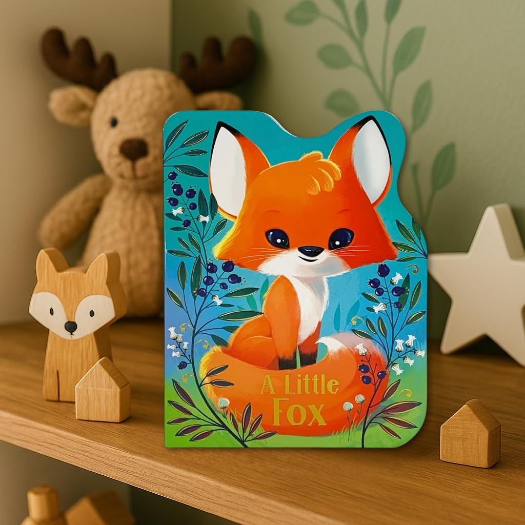 A Little Fox – Animal-Shaped Board Book for Babies and Toddlers