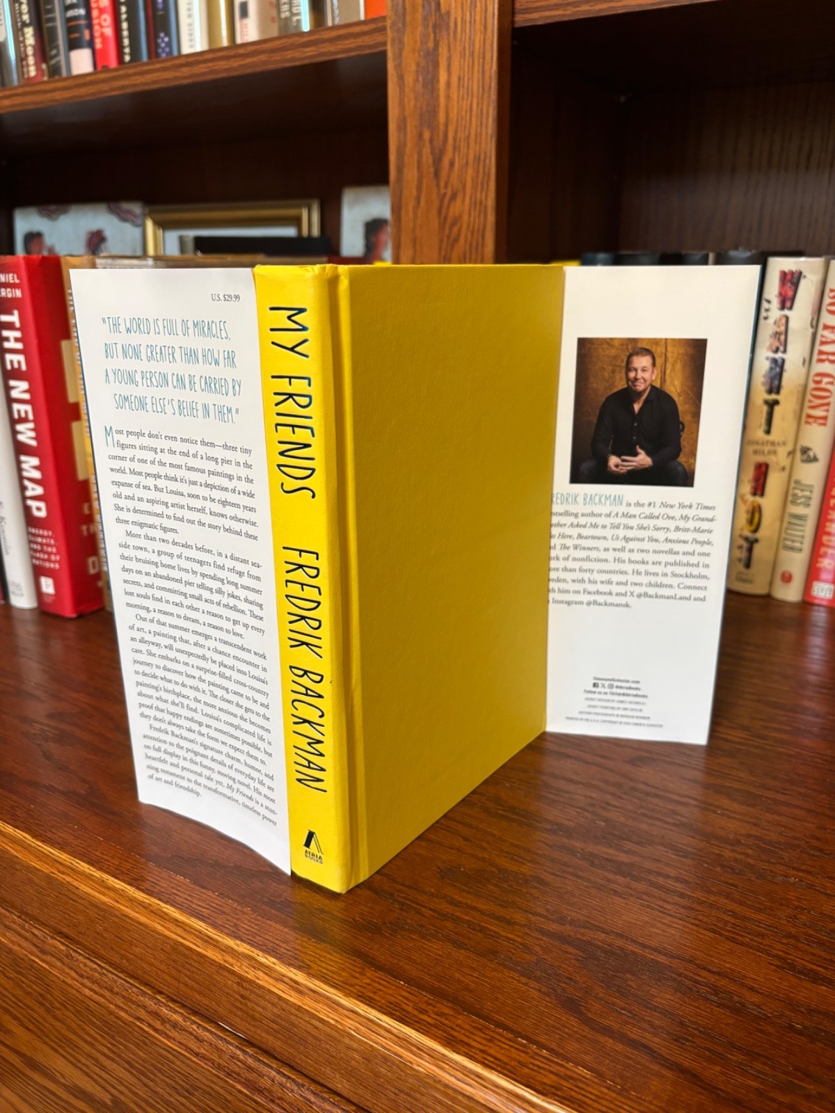 My Friends. Fredrik Backman 1st HC Ptg. Atria 2025 Fine Unread
