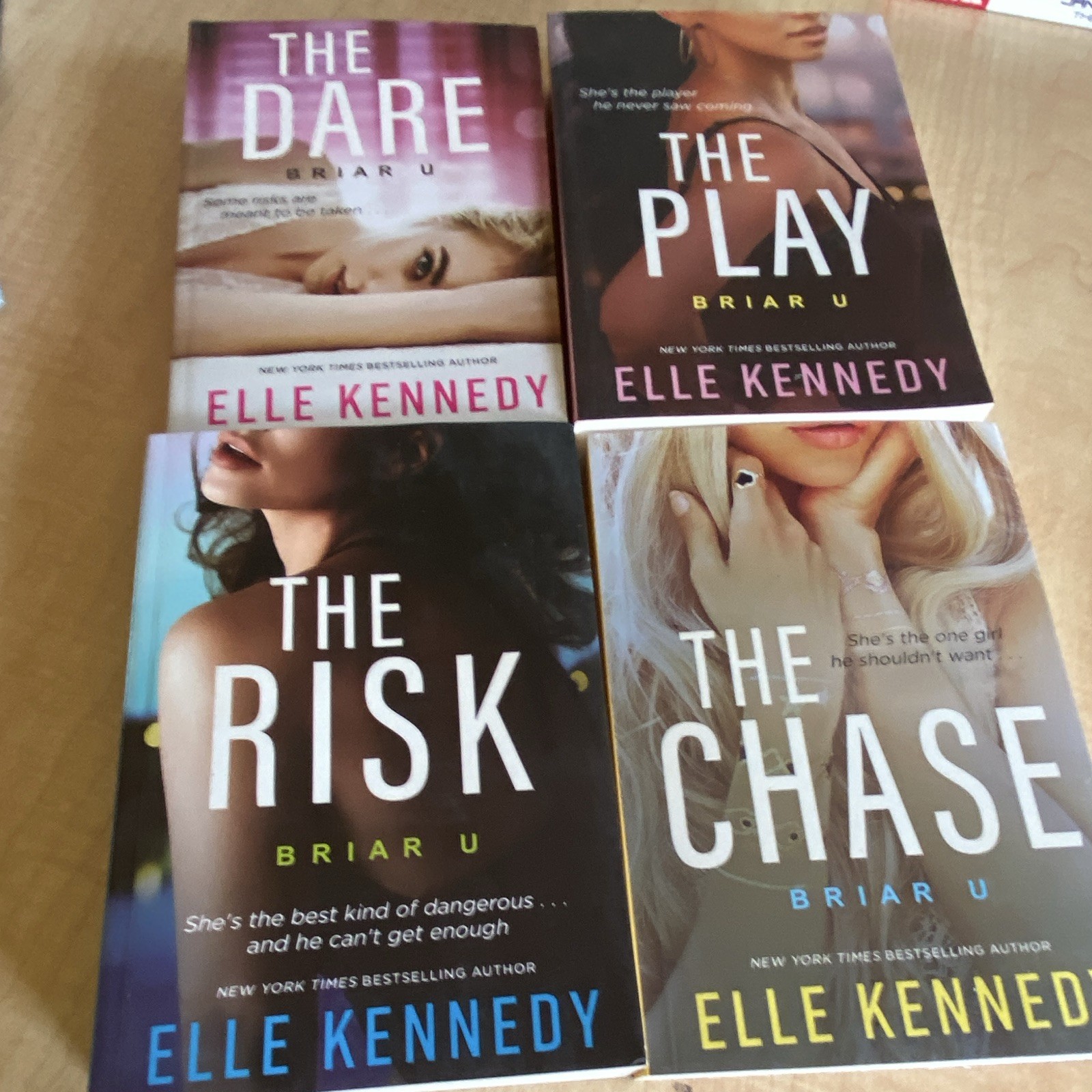Briar U Set (The Chase, The Risk, The Play, The Dare) by Elle Kennedy, PB