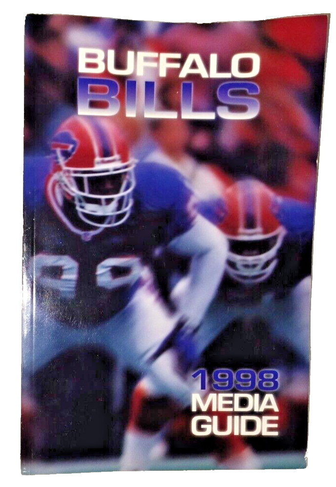 Buffalo Bills 1998 NFL Football Media Guide 272 Pages Fan Memorabilia Free ship