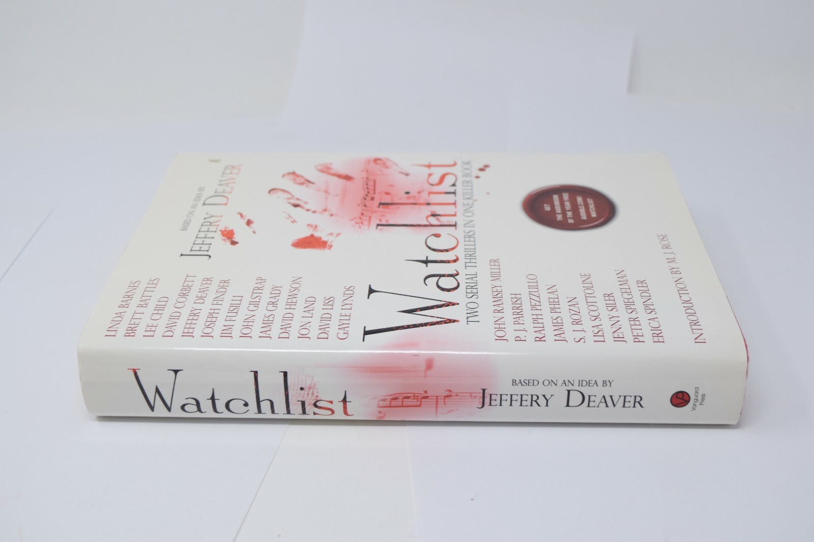 Jeffery Deaver WATCHLIST First Edition 1st Print Multiple Writers of Thrillers