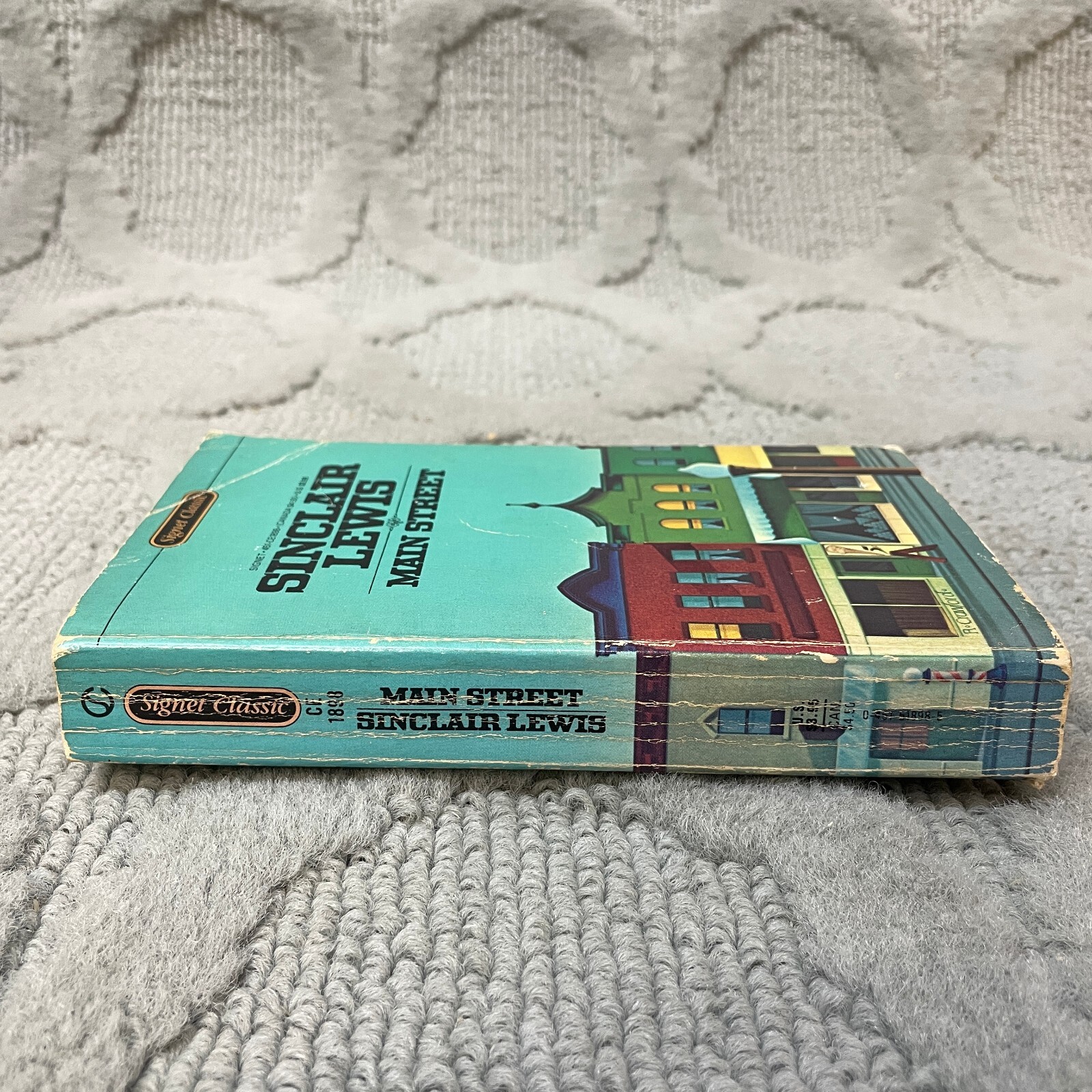 Main Street Historical Fiction Paperback Book by Sinclair Lewis Signet 1980