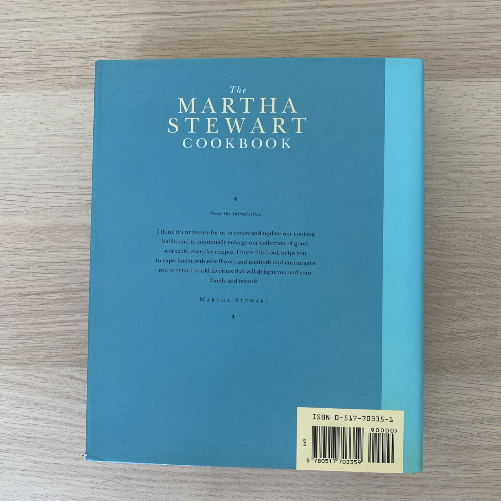 The Martha Stewart Cookbook 1995 1st Edition HC/DJ Vintage Collected Recipes