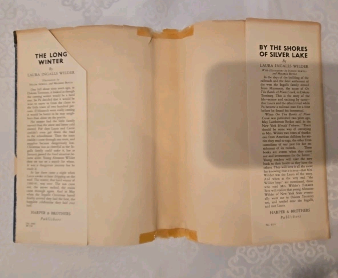 The Long Winter by Laura Ingalls Wilder. Harper & Brothers ~HC/DJ