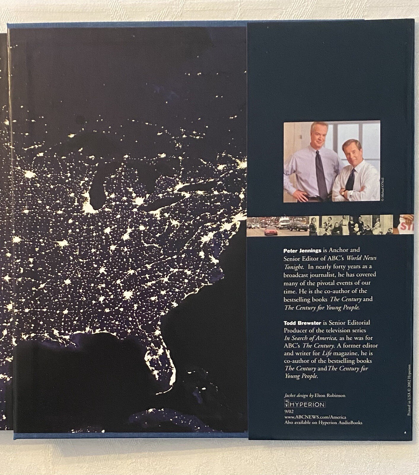 In Search Of America Peter Jennings 2002 Brewster Jennings Hardcover 336 Pages