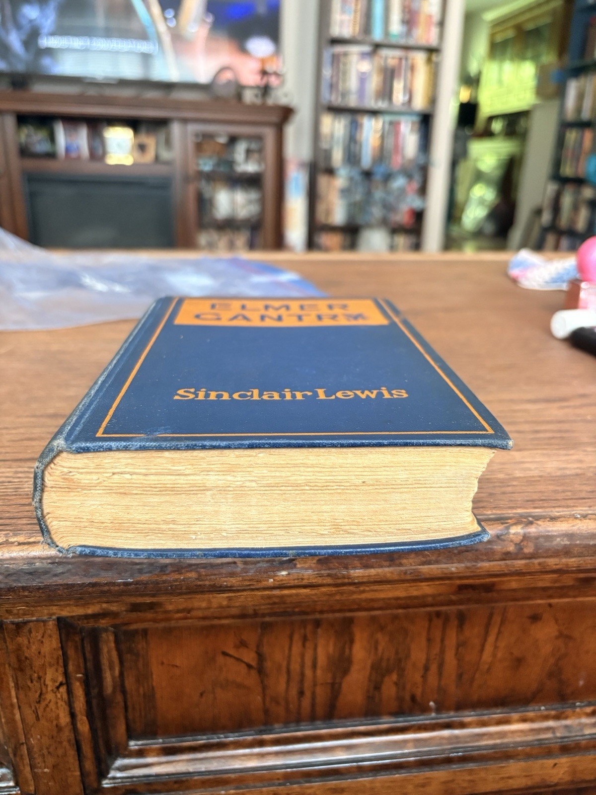 Sinclair Lewis Elmer Gantry Signed & Inscribed Hardcover Harcourt Brace 1927