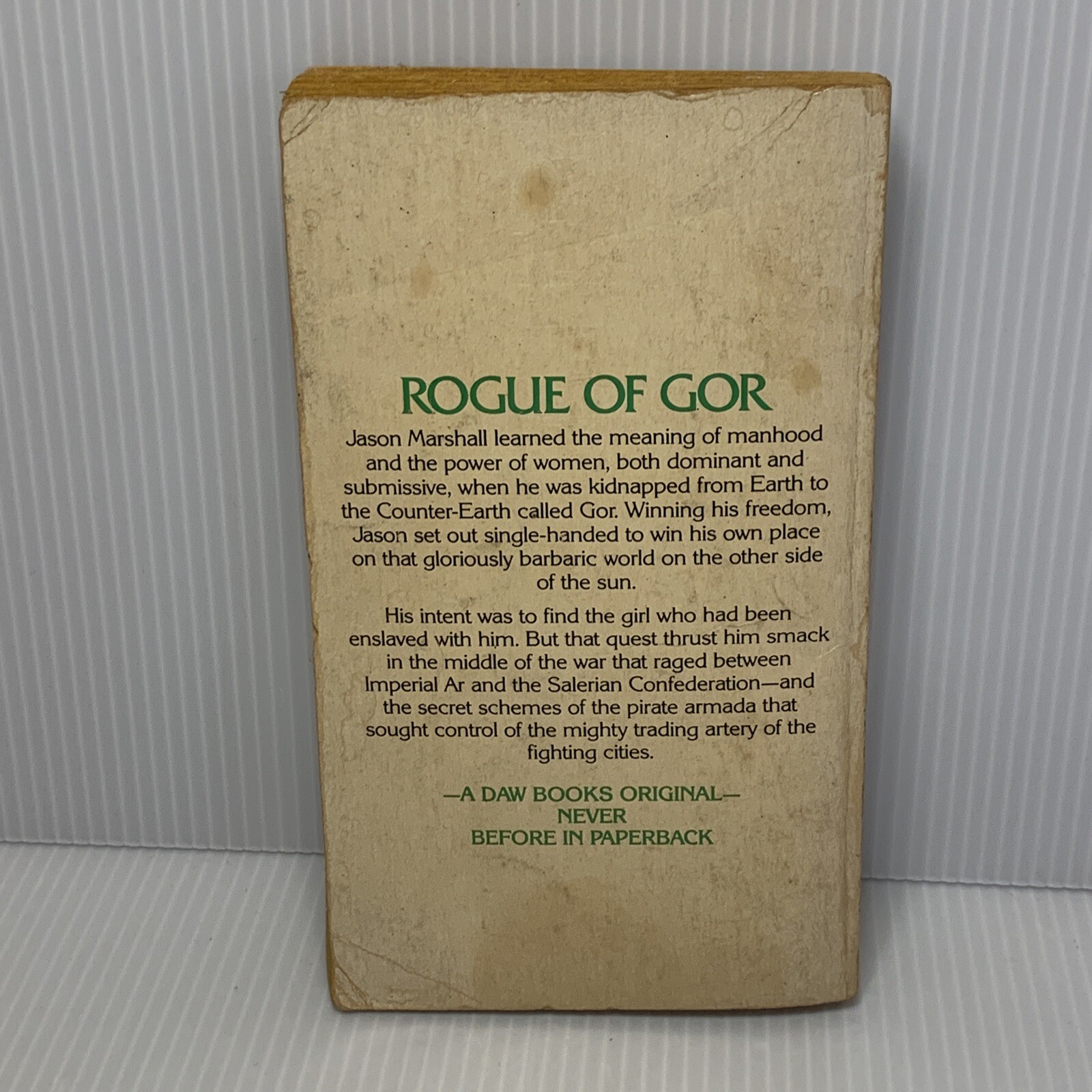 VTG John Norman Lot Of 2 DAW PB ~ Tarl Cabot Saga, Rogue Of Gor & Players Of Gor