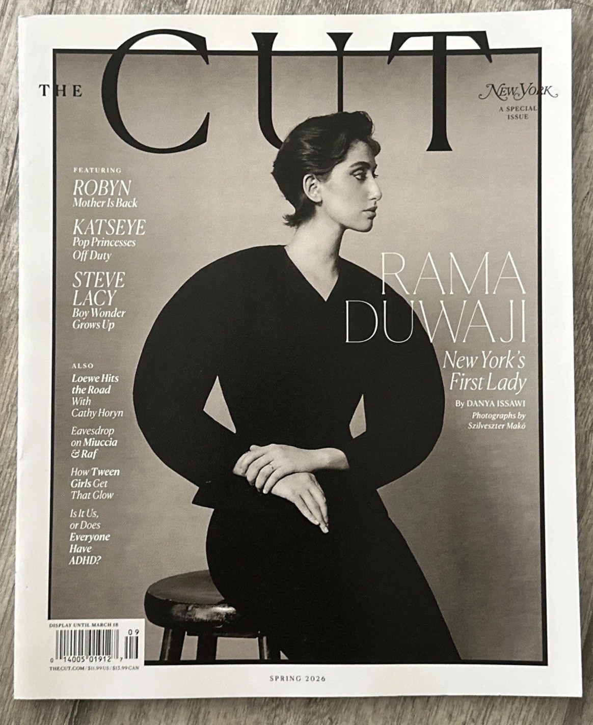 THE CUT NEW YORK Magazine A SPECIAL ISSUE SPRING 2026 RAMA DUWAJI