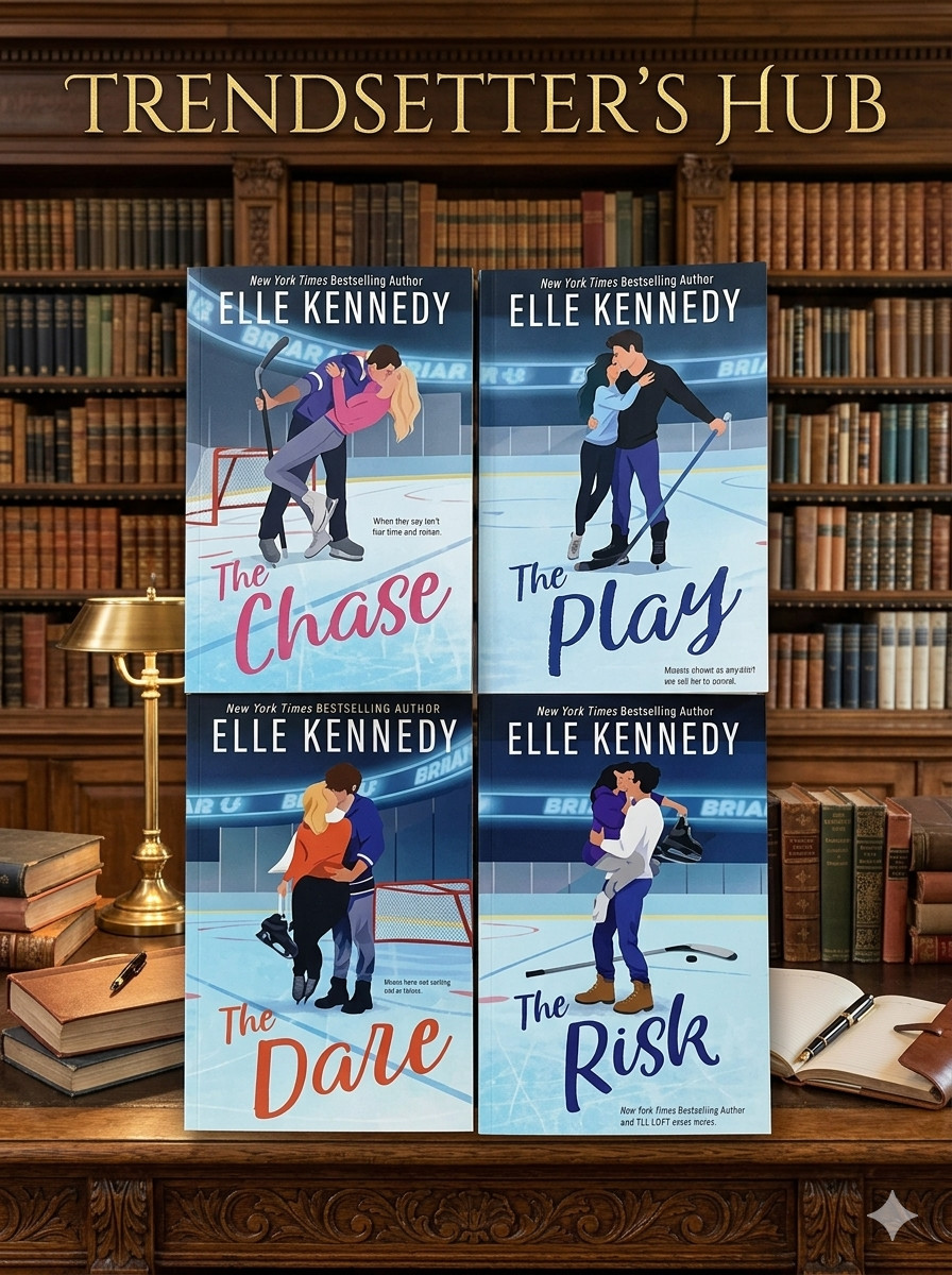 Elle Kennedy Briar U Series 4 Books Set The Chase Risk Dare Play Paperback usa