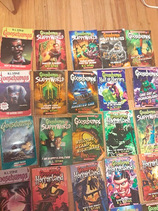 Huge Goosebumps Book Bulk Lot Some Original Series + Vintage Boardgame
