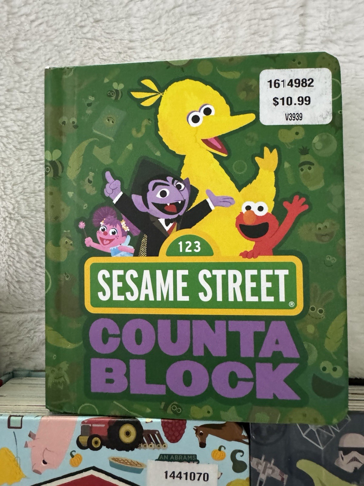 Abrams Block 4 Board_book Collection Farm, Sesame Street, Alphabet, Star Wars