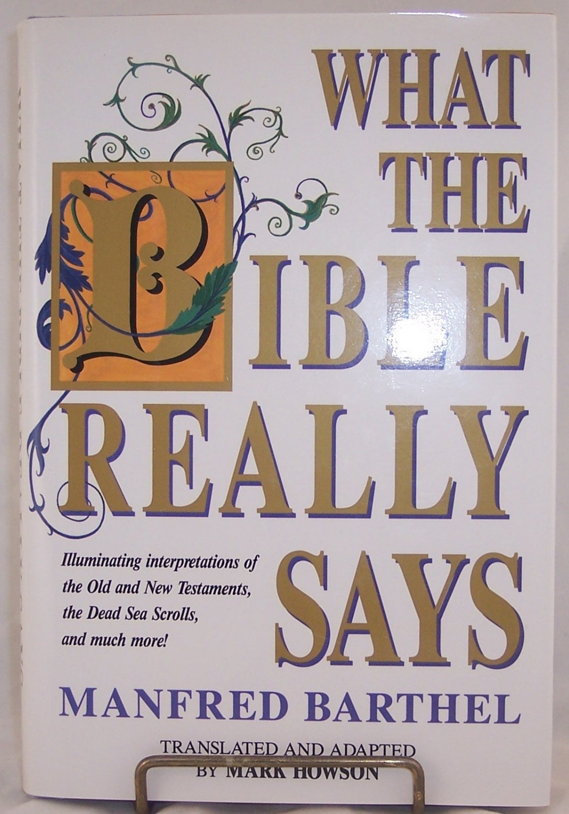 What The Bible Really Says By Manfred Barthel Hardcover 1992 Wings Books Edition