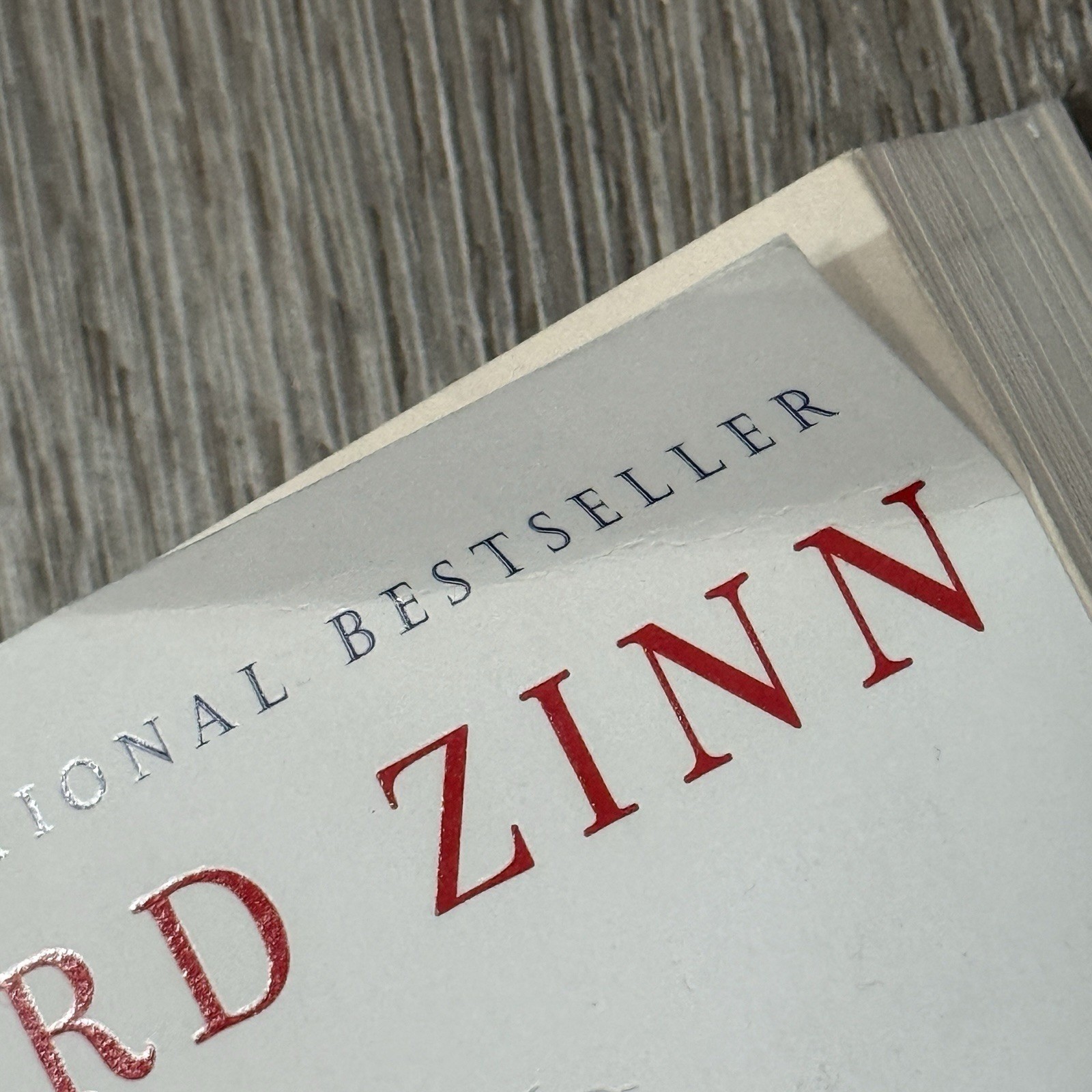 A Peoples History of the United States by Howard Zinn Paperback: Intro By Arnove
