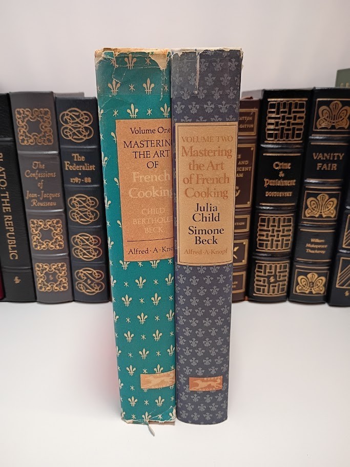 Mastering Art French Cooking Julia Child Beck Bertholle 2 Vol Set Knopf HC DJ VG