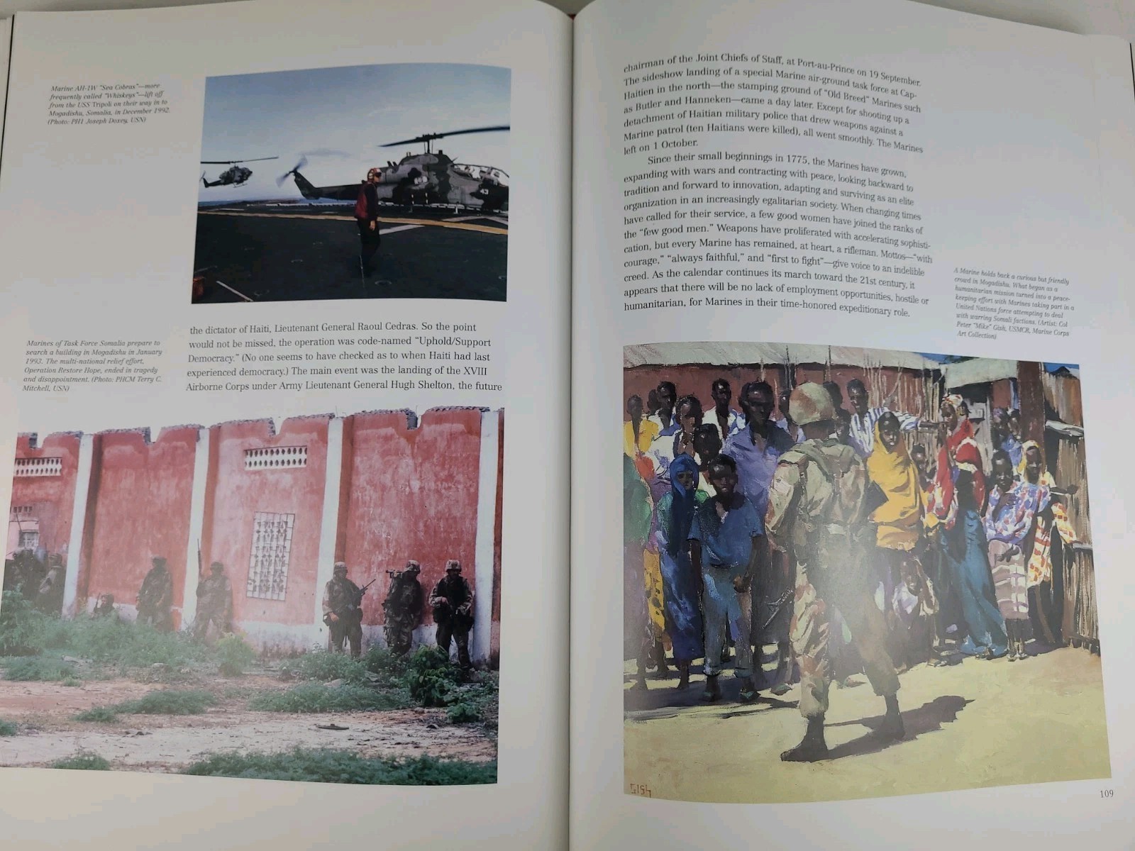 THE MARINES Marine Corps Heritage Foundation ILLUSTRATED BOOK 1998 LARGE