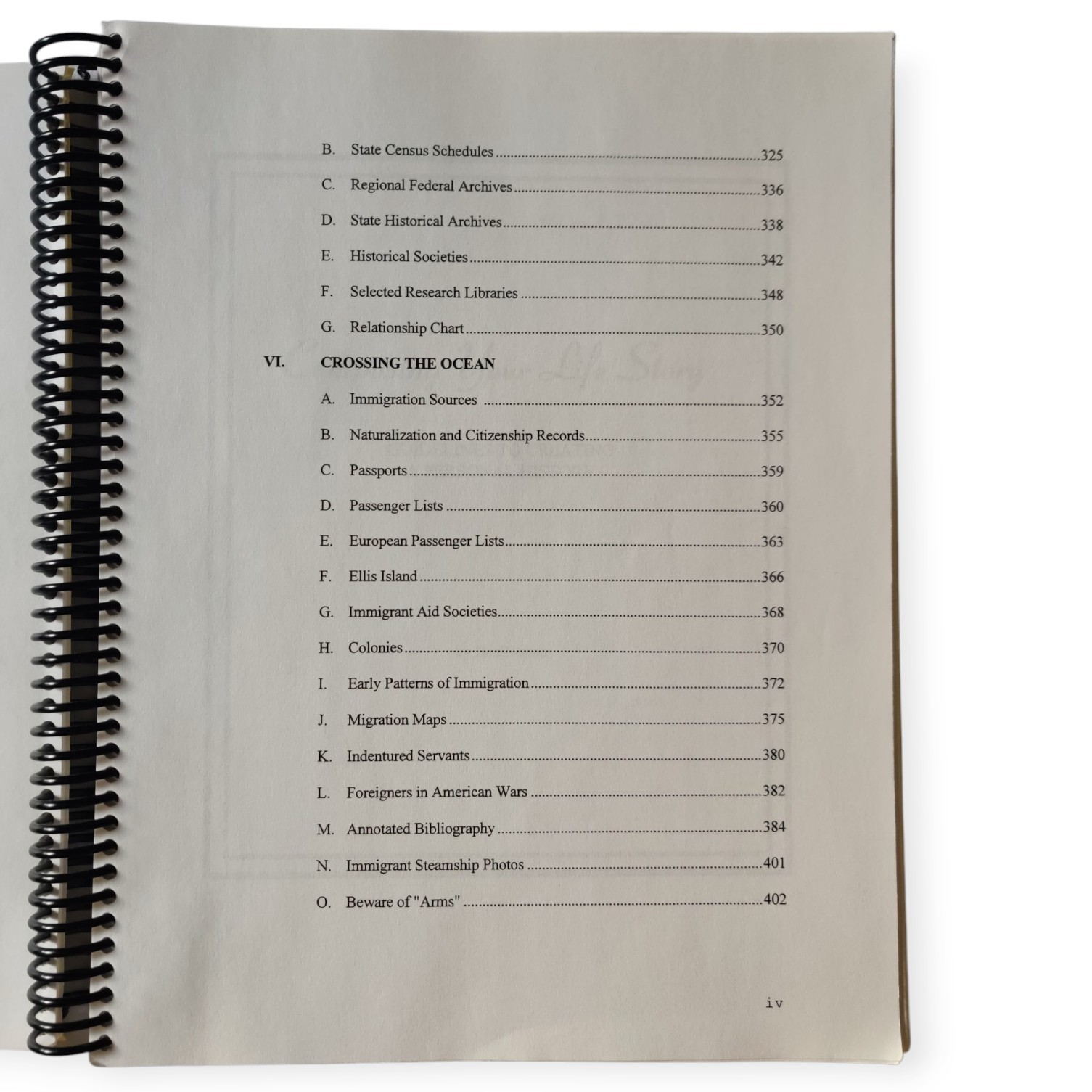 United States Genealogy Research Syllabus Elderhostel BYU