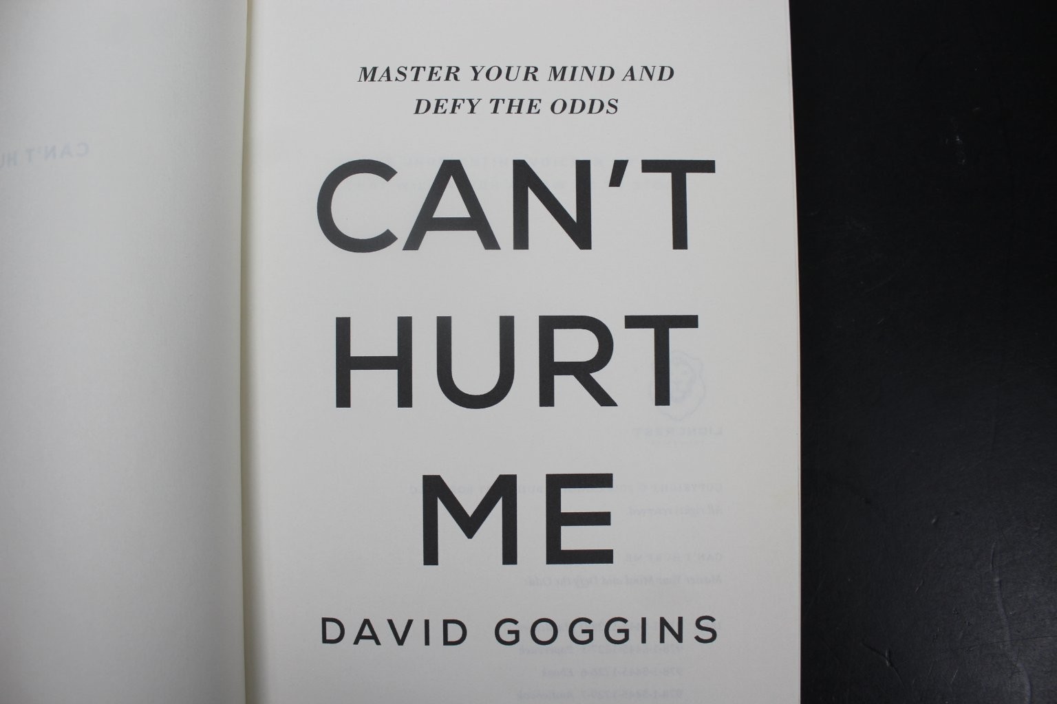 Can’t Hurt Me David Goggins 2018 Paperback Master Your Mind Lioncrest PB