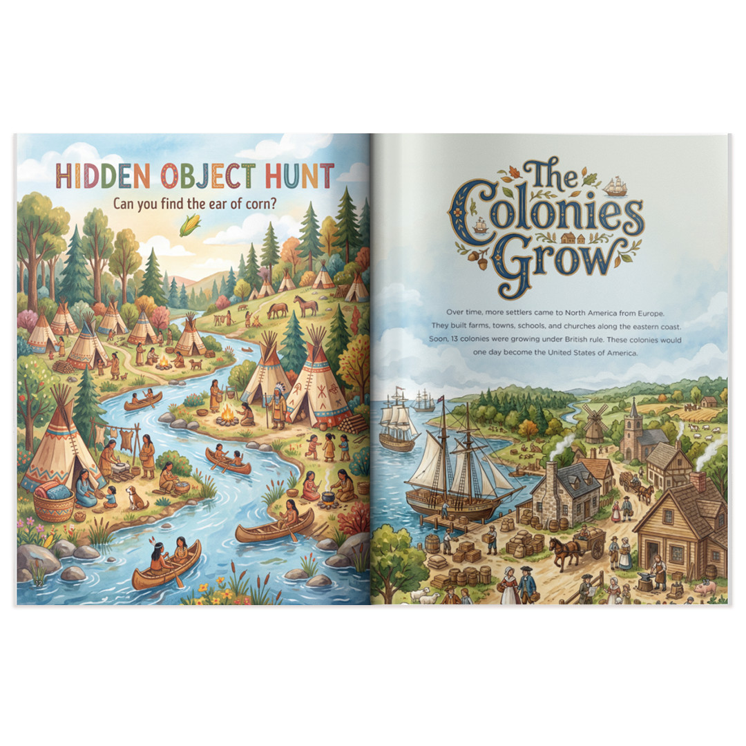 America’s 250th Anniversary for Kids (Softcover Book)