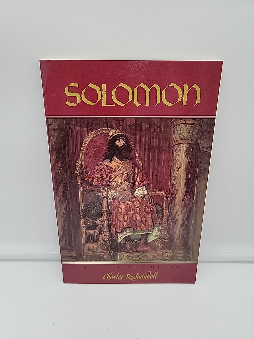 Solomon Bible Study Guide By Charles R. Swindoll NOS 1986 Religion Scriptures