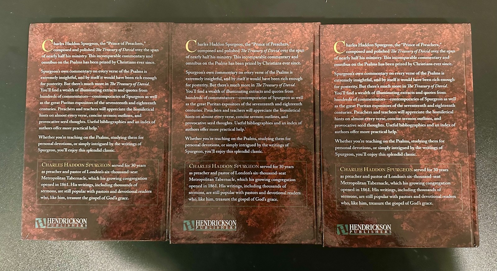 The Treasury of David: Classic Reflections on the Wisdom of the Psalms 3 Volumes
