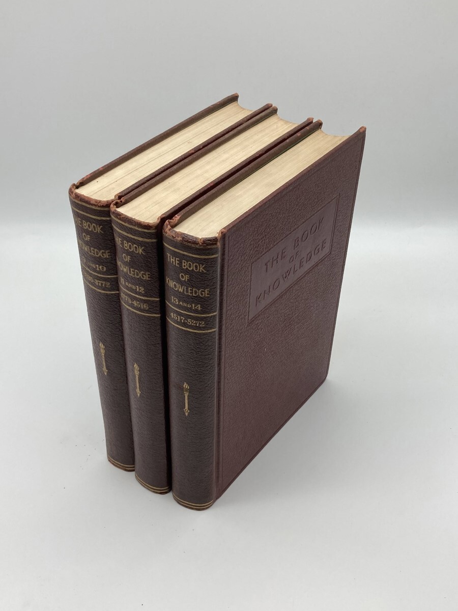 The Book of Knowledge INCOMPLETE Set Volume 9 through 14 in 3 Books