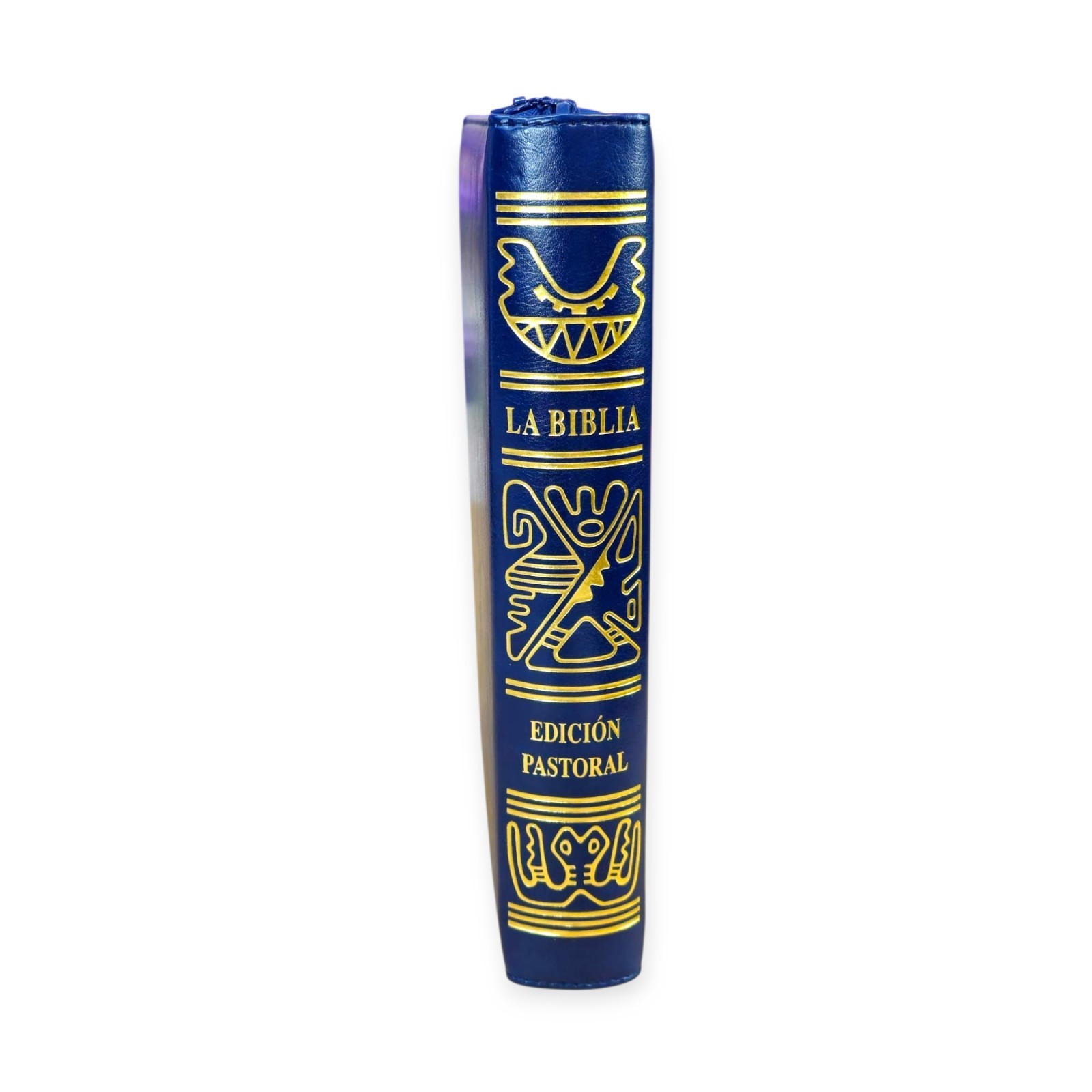 Biblia Latinoamérica de Lujo Letra Grande – Edición Pastoral Cierre Indice Azul