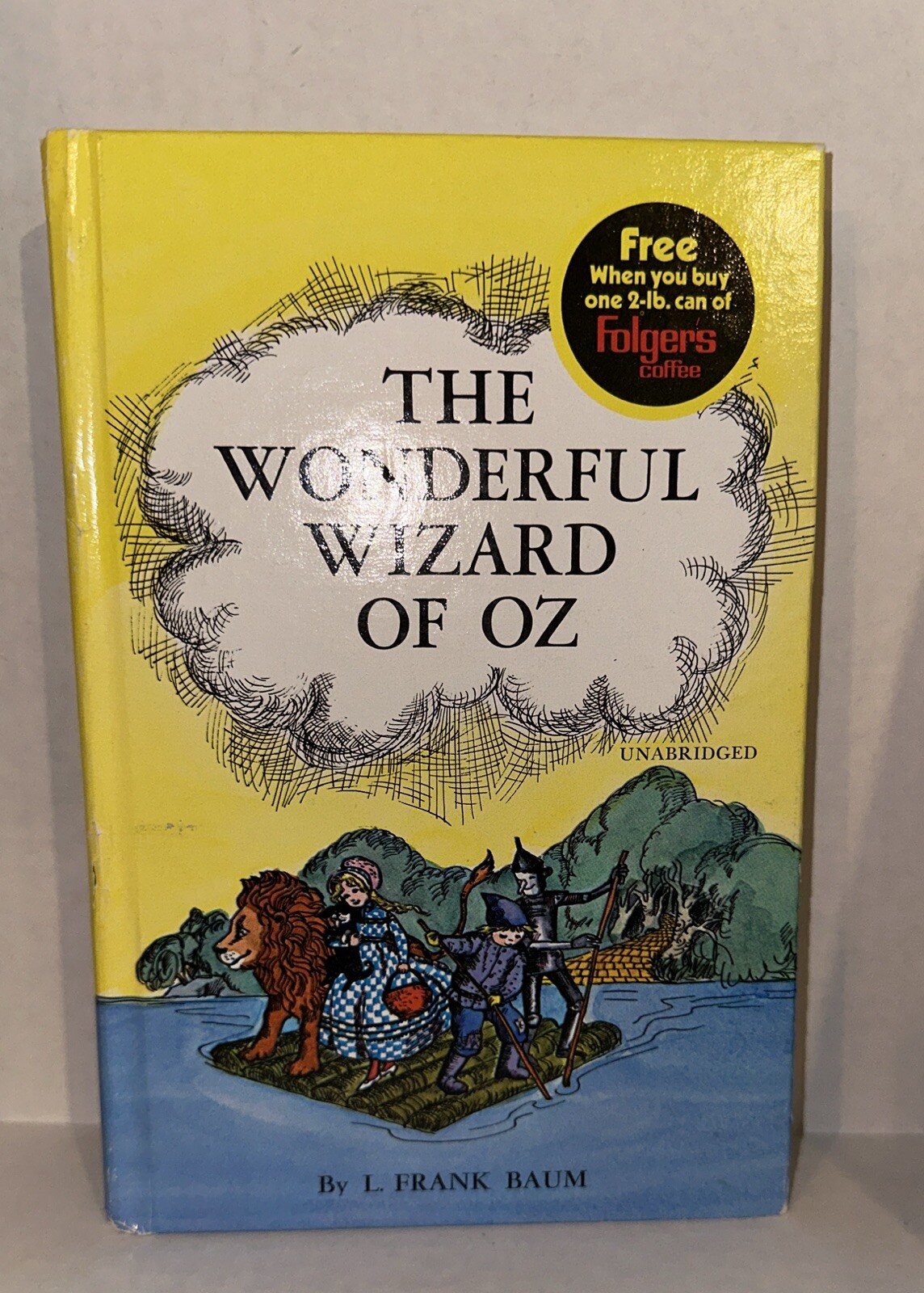 Lot of 5 Childrens Books HB Folgers Coffee Giveaways Wizard of OZ and 4 more