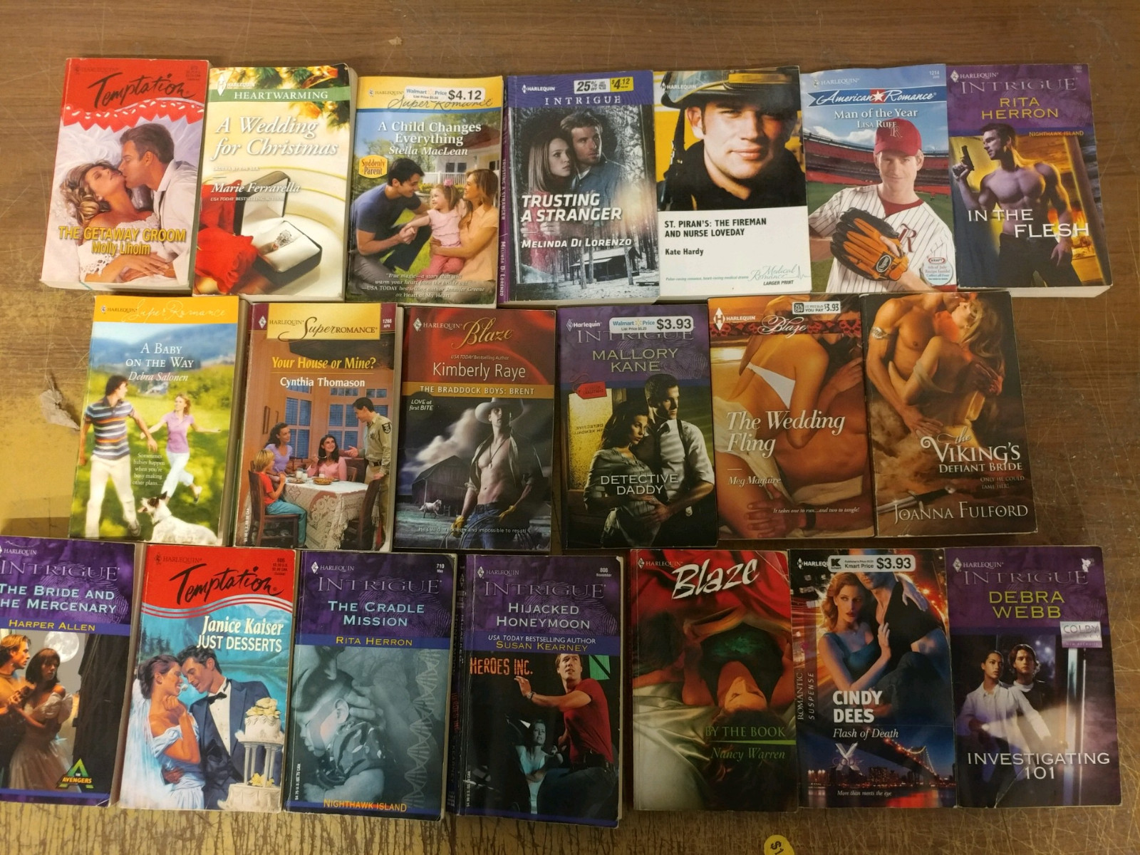 Lot of 20 Harlequin Romance Intrigue Suspense Special Intimate Book MIX UNSORTED
