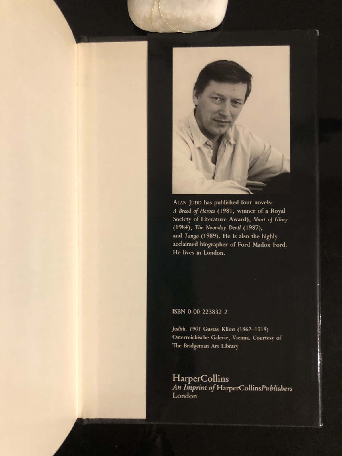 The Devil’s Own Work Alan Judd Harper Collins 1991 First Ed. H/C D/J L/N
