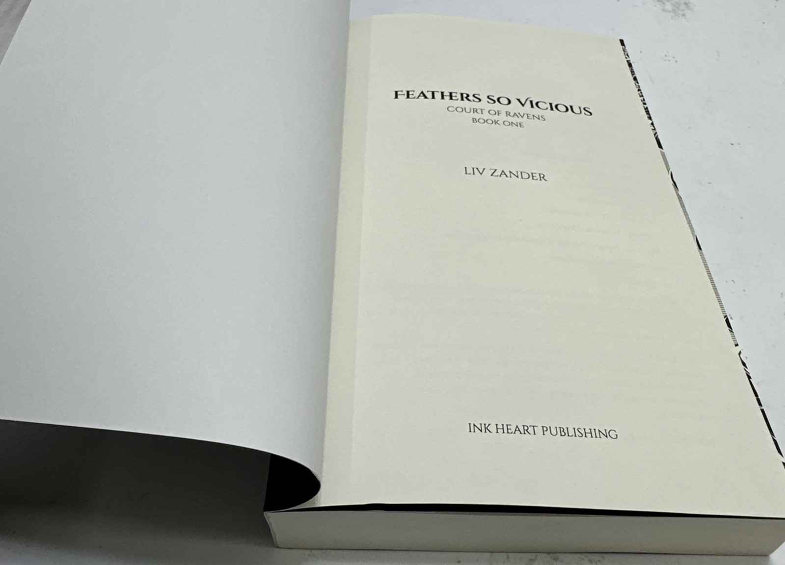 Feathers so Vicious: A Dark Fantasy – Paperback, by Zander Liv –