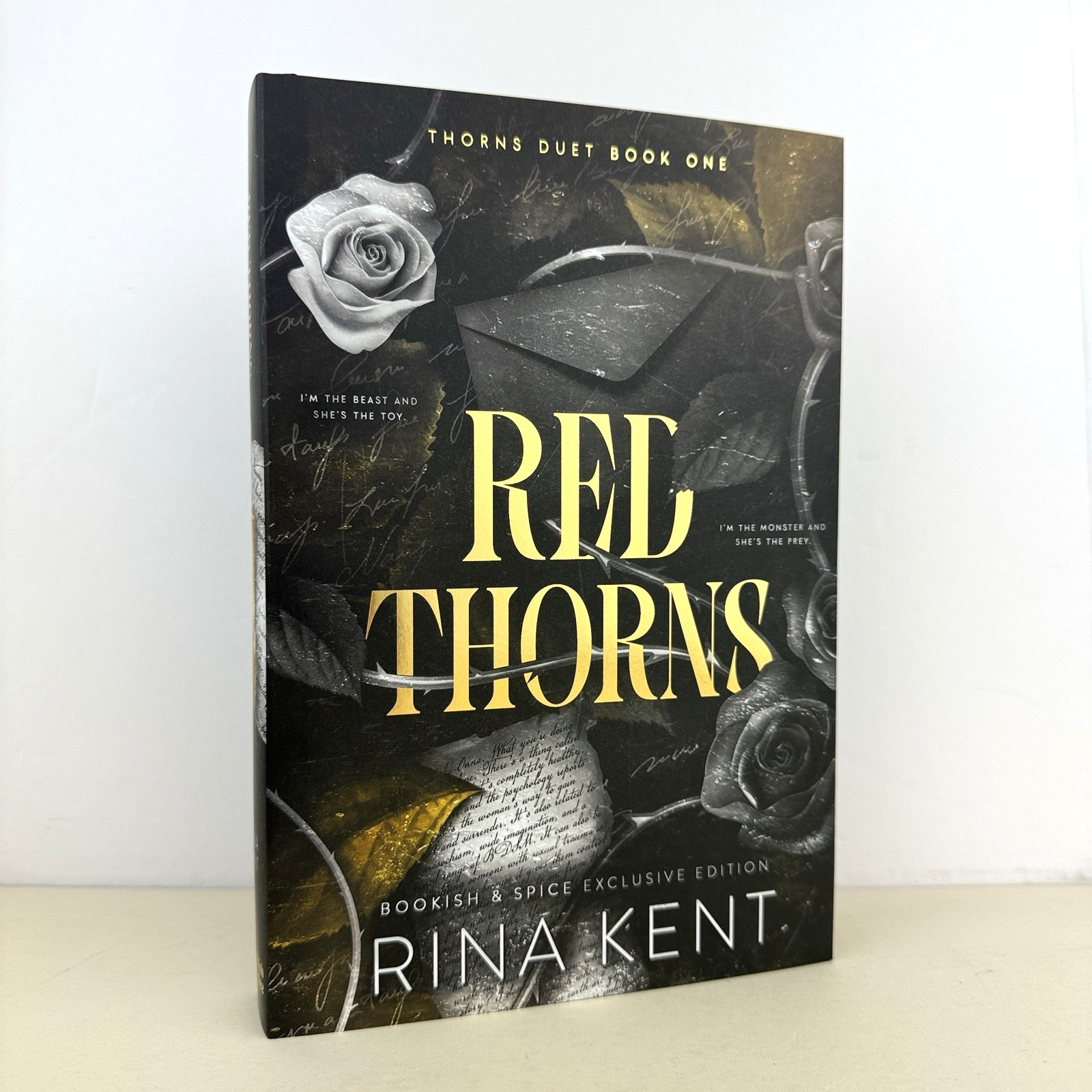 Rina Kent Thorns Duet Bookish & Spice Special Edition Hardcover Set Red & Black