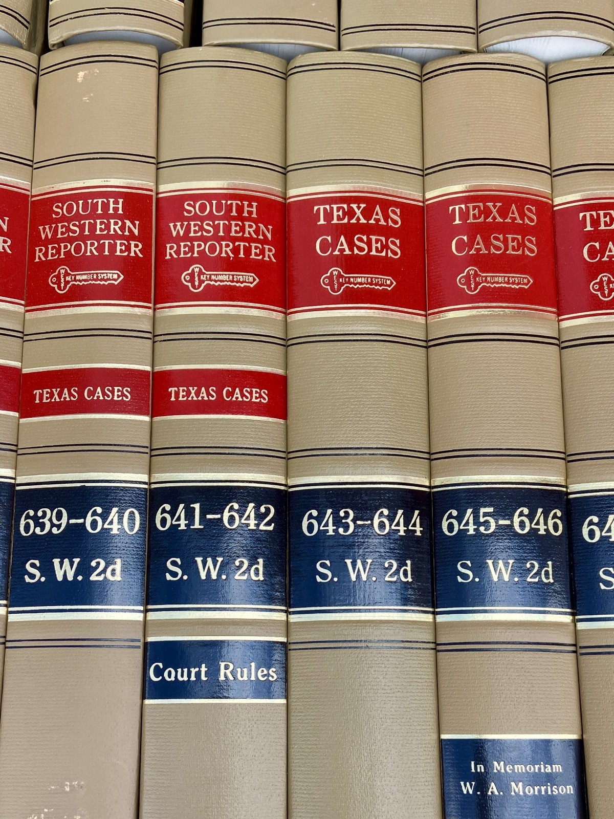 Texas South Western Reporter Law Books -Lot of 12 – Multiple lots FREE SHIPPING