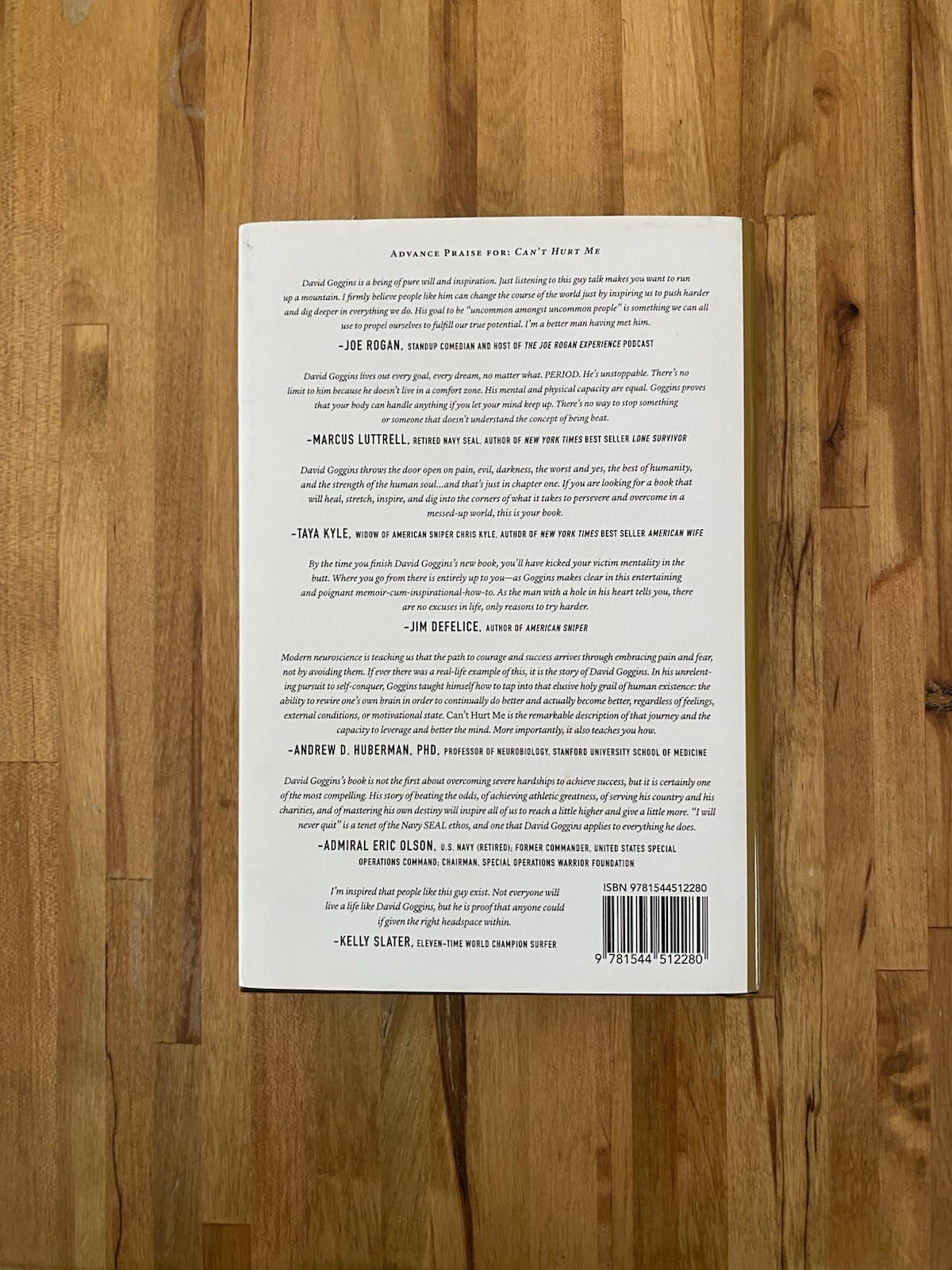 David Goggins Can’t Hurt Me Hardcover 2008 Lioncrest Publishing 364pg
