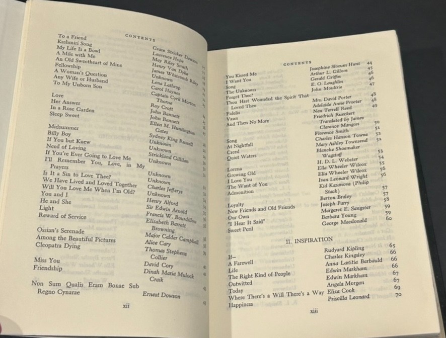 The Best Loved Poems of The American People (1936 HC) 1st Ed Doubleday Anthology