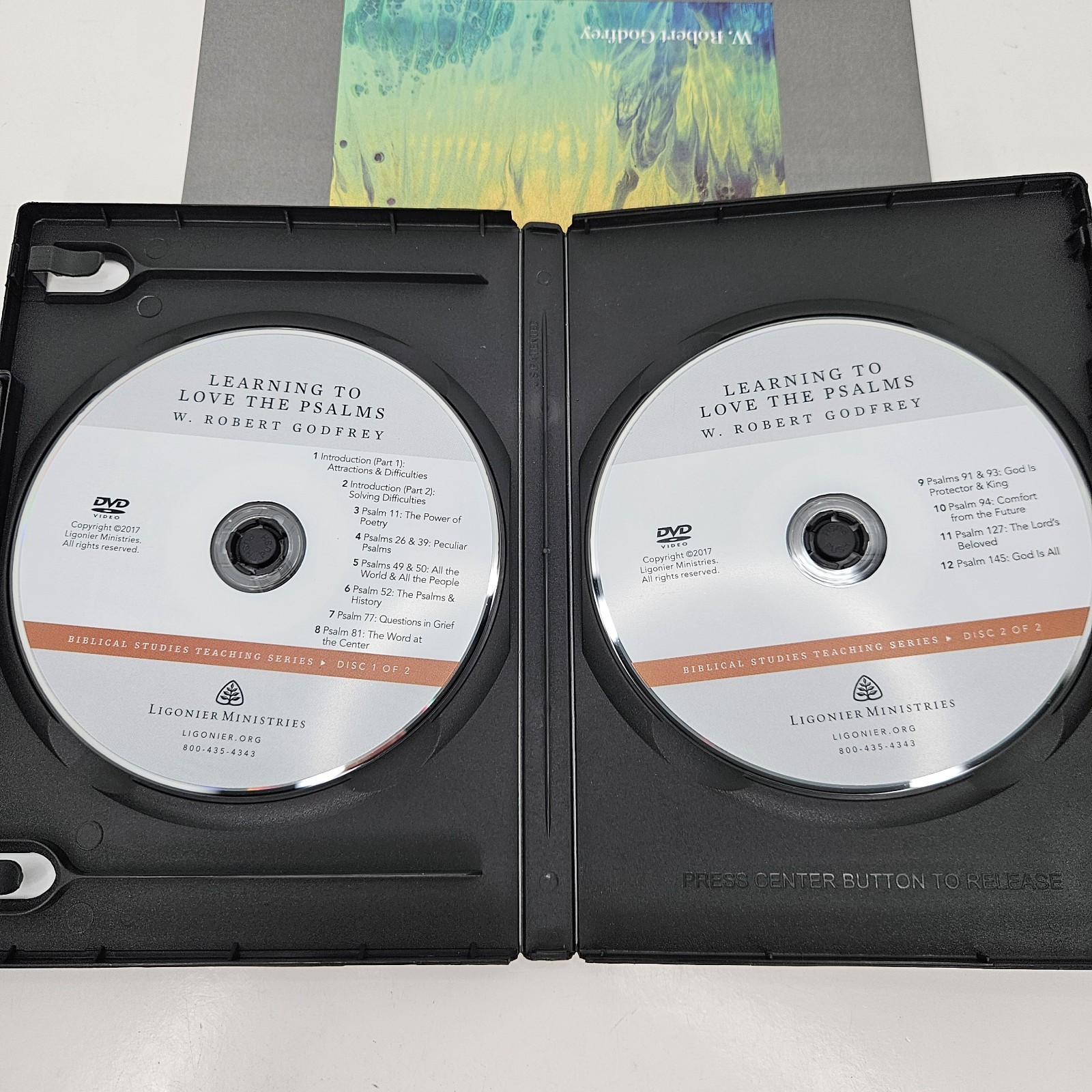 Learning To Love The Psalms DVD/STUDY GUIDE W. Robert Godfrey Ligonier NEW!!!