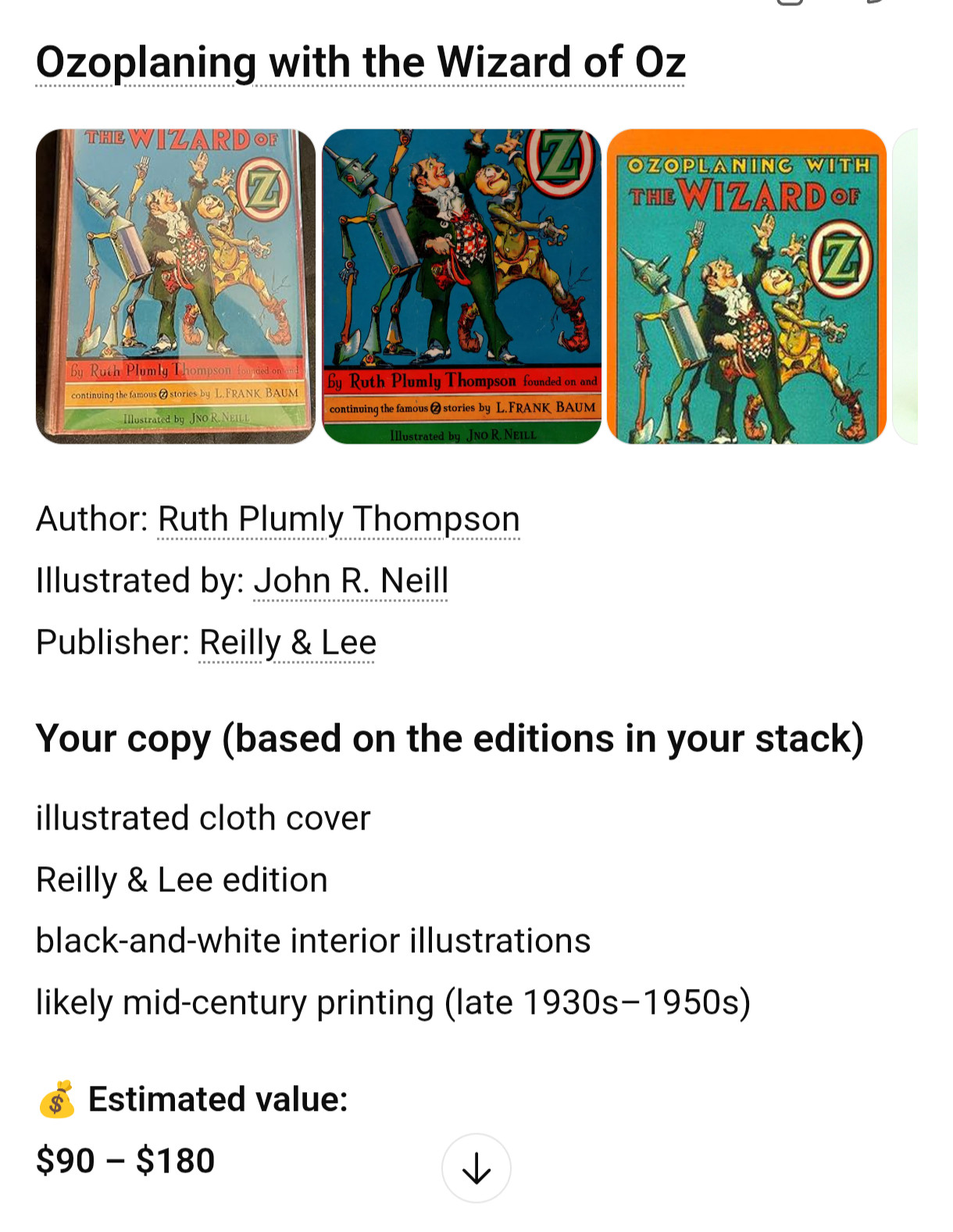 A Collection of Vintage Oz books Over 30 books for your enjoyment.