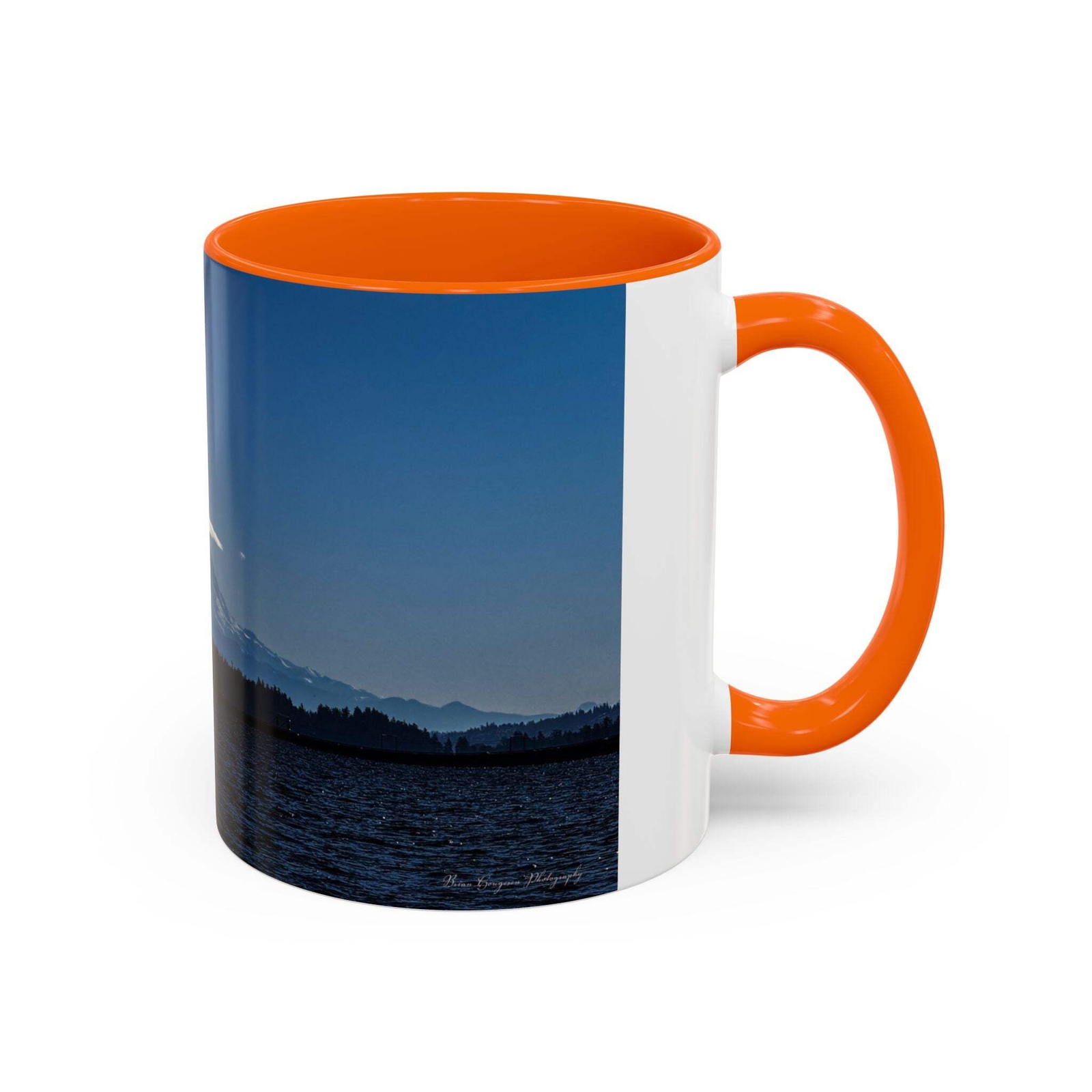 Scenic Mountain Accent Coffee Mug – 11oz & 15oz – Perfect Gift for Nature Lovers