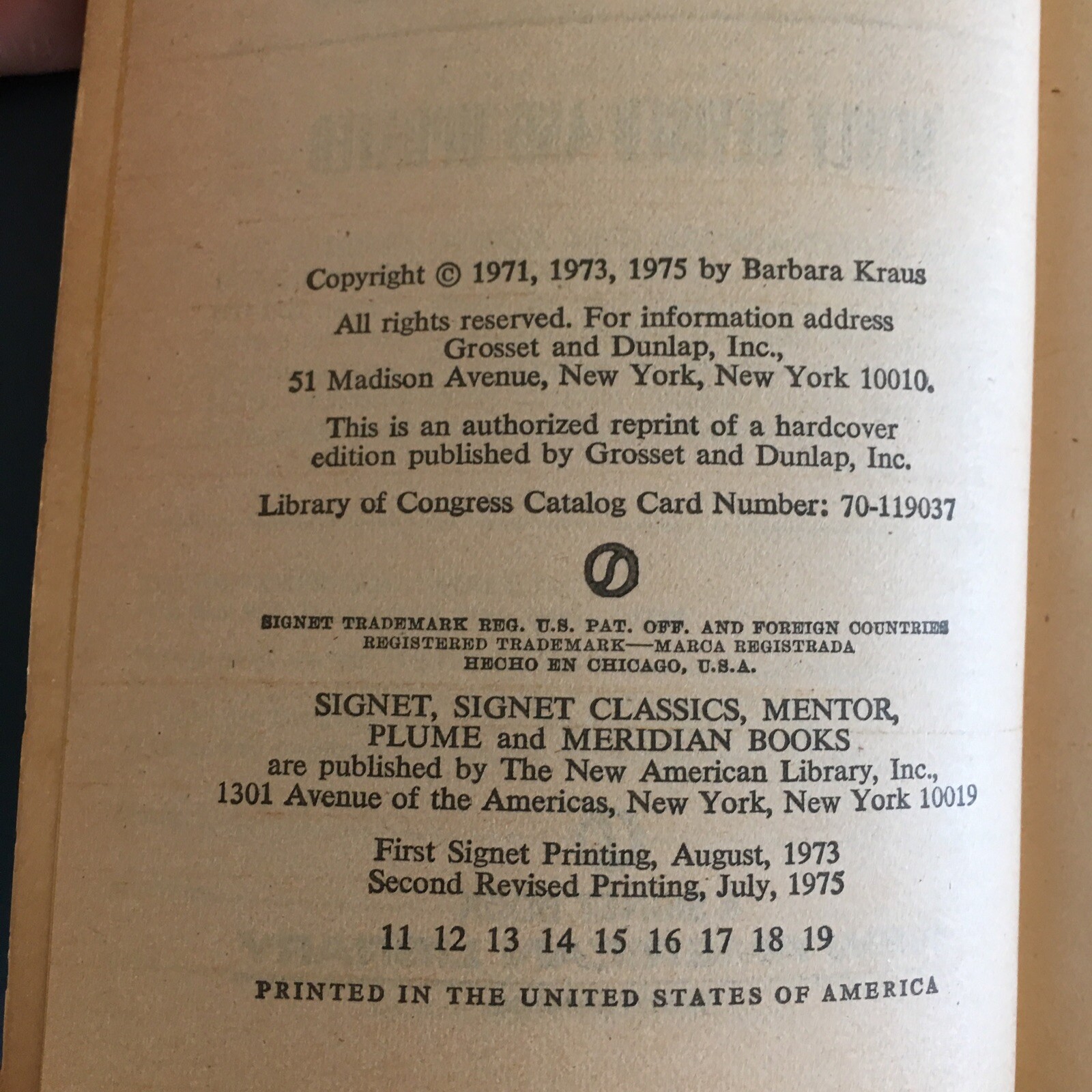 Calories and Carbohydrates by Barbara Kraus (1973, Paperback, Revised)