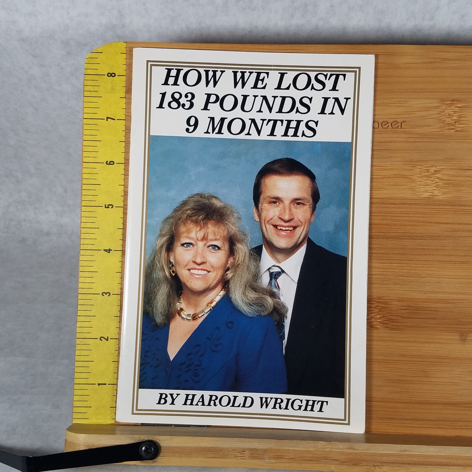 How We Lost 183 Pounds in 9 Months – 1998 Christian Softcover by Harold Wright