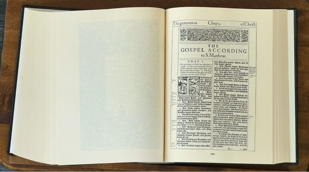 1611 King James Bible – Regular Facsimile Edition Imitation Leather Hardcover